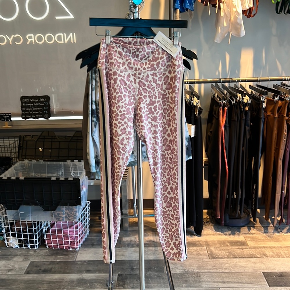 Spiritual Gangster pink leopard tights